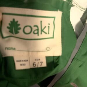 Oaki Green rain suit for Kids w/ tags